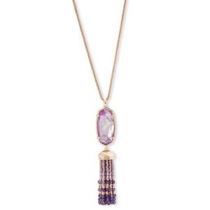 Kendra Scott Jewelry - Kendra Scott Lilac And Rose Gold Eva Pendant Kendra Scott Jewelry - Kendra Scott Lilac And Rose Gold Eva Pendant